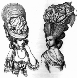 French Hairdress of the 1770's. Museo Stibbert, Florence, Italy