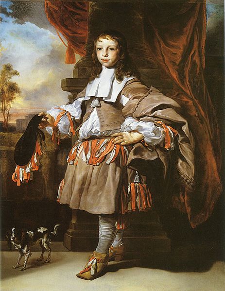 Jan van Noordt, Portrait of a Boy, 1665. Musée des Beaux-Arts de Lyon