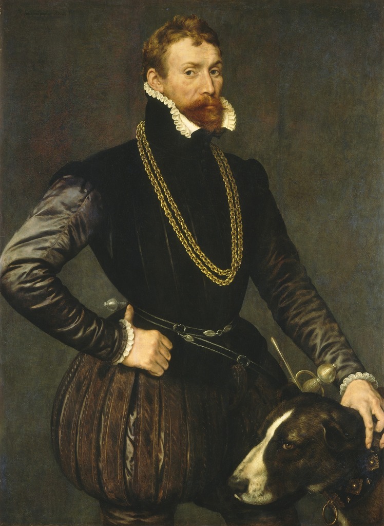 Antonis Mor (Antonio Moro van Dashorst 1517-1577)- Portrait of a Gentleman, 1569. Andrew W. Mellon Collection. National Gallery of Art, Washington.